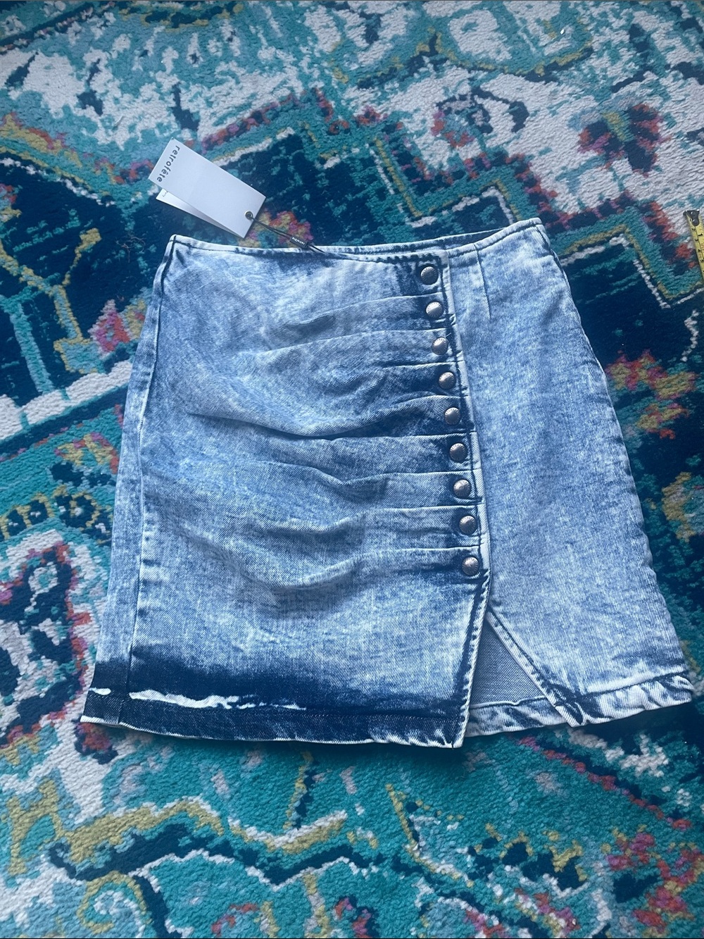 Retrofete Willa Denim Skirt NWT